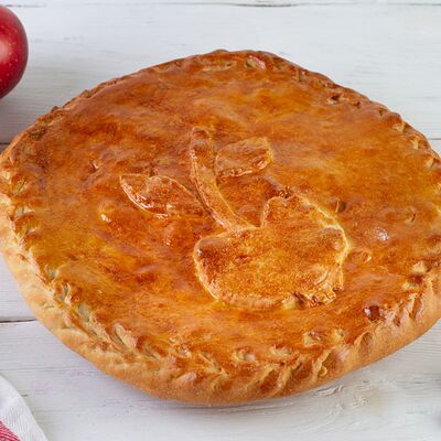 Пирог с творогом, изюмом и маком в Пекарня Кулинария Пиццерия ОБОЖАЮТВСЕ! по цене 999 ₽