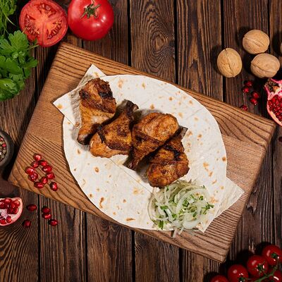 Шашлык из куриных ножек в Кухня 91 по цене 396 ₽