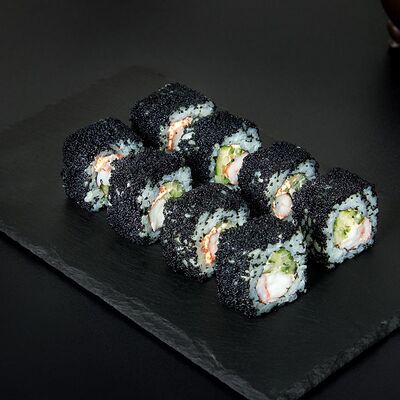 Калифорния с тигровой креветкой половинка в Sushi House по цене 259 ₽