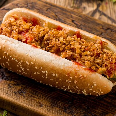  Хот-дог Датский в Пирог Пицца Бро по цене 525 ₽