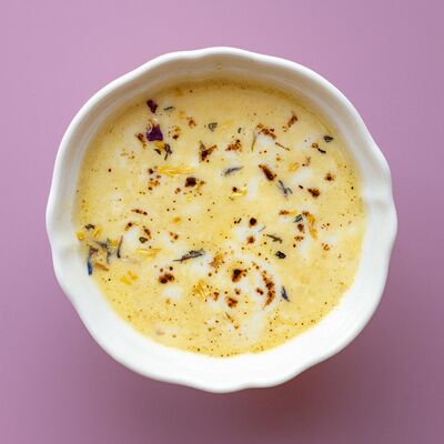 Пшенная каша с тыквенным кремом и сулугуни в Pioner по цене 430 ₽