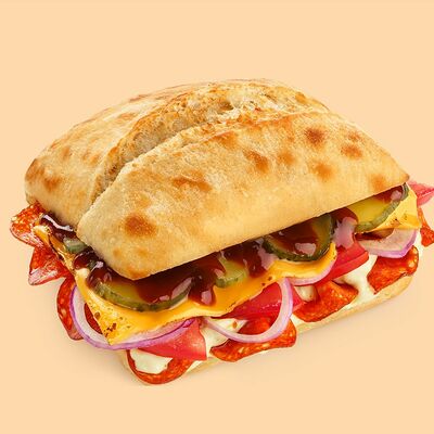 Чиабатта с пепперони из печи в Комбо по цене 295 ₽