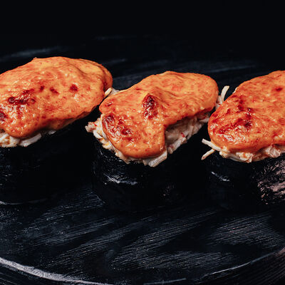 Запеченный краб гунканы в BBS Kitchen по цене 699 ₽