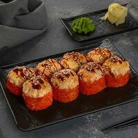 Well ролл запечённый с лососем в Суши Well