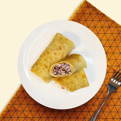 Блинчики с курицей в Бегемаг по цене 210 ₽