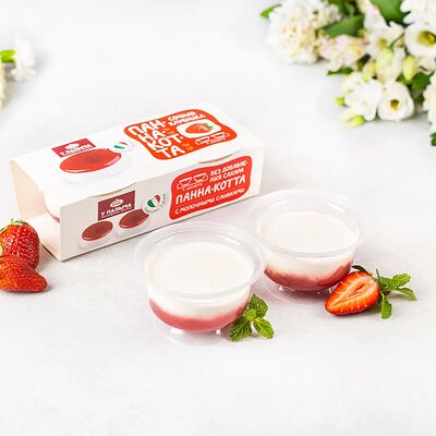Панна-котта с ягодной начинкой без добавления сахара десерт в У Палыча. С пылу, с жару! по цене 424 ₽