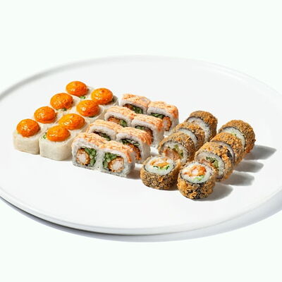 Креветочное ассорти в ЭкоРолл по цене 1737 ₽