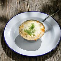 Жюльен с курицей и грибами в Федина дача