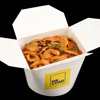 Вок с морепродуктами в Мистер чао по цене 637 ₽