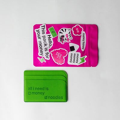 Картхолдер зелёныйв Лапшичка по цене 1090 ₽