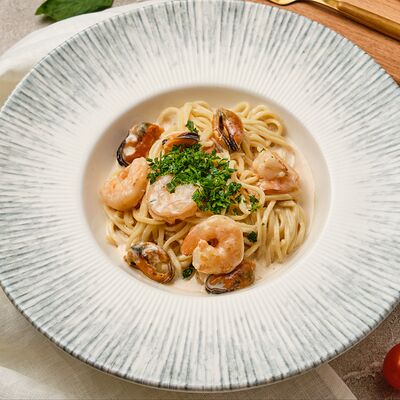 Паста с морепродуктами в Casa Trattoria по цене 710 ₽