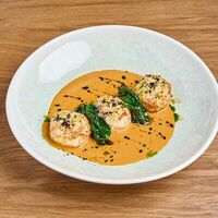 Крабово-креветочные котлеты с соусом биск в Клёво