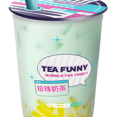 М Киви-блю с бабл-шариками в ассортименте в Tea funny Bubble tea по цене 509 ₽