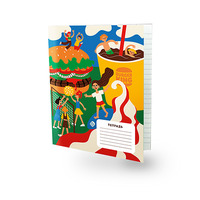 Тетрадь со стикерами в Бургер Кинг