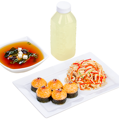 Бизнес Ланч №3 c Имбирным Лимонадом в СушиWok по цене 419