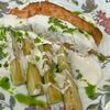 Жареное филе красной рыбы с дольками цукини и икорным соусом в ПолзуновЪ по цене 1350