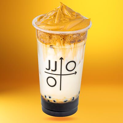 Дальгона кофе с карамельной тапиокой в Jin Ju Bubble Tea & Cafe по цене 620 ₽