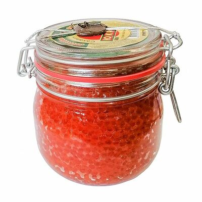 Икра лососевая Юкра зернистая замок ст/б в Азбука Вкуса Экспресс Меню по цене 4980 ₽