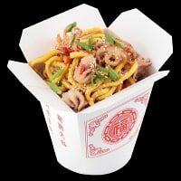 Лапша wok с морепродуктами с устричном соусе в ЗаСУШИсь по цене 240 ₽