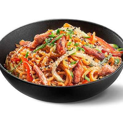 Лапша со свининой соусе Терияки в Суши Make по цене 399 ₽