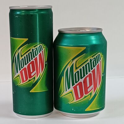 Mountain Dew в железной банке в Огонёк по цене 150 ₽