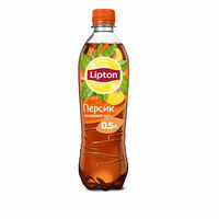 Lipton чёрный чай с персиком в Пекарня 24