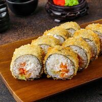 Ролл горячий Темпура с лососем в #SushiOdi