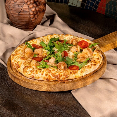 Хачапури с креветками в Аджикинежаль по цене 1000 ₽