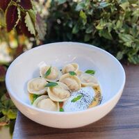 Пельмени с лососем, судаком и трескойв Современники