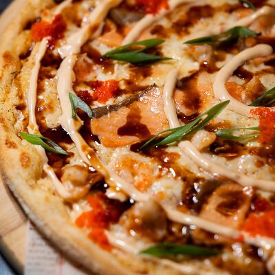 Пицца с морепродуктамив CHEF BURGER по цене 950 ₽