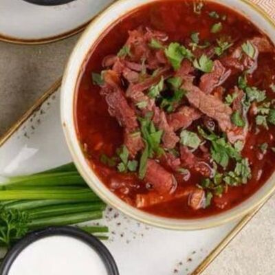 Борщ в Добрый Грузин по цене 630 ₽