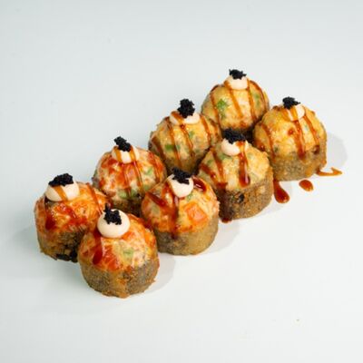 Жареная сборка с шапкой 4 на 4 в ЁБИСАН по цене 1169 ₽