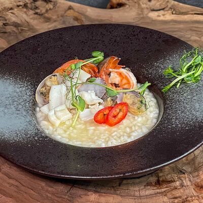 Ризотто с морепродуктами в Мята signature 2ФР по цене 1000 ₽
