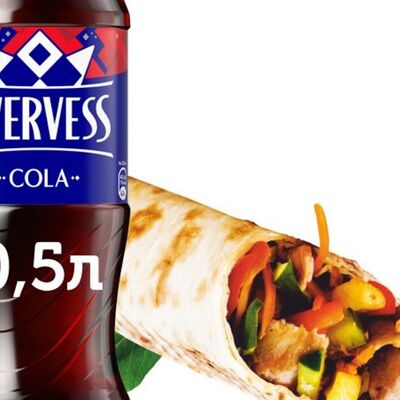 Комбо: Evervess Cola и Шаурма Классическая стандарт в MGrill по цене 580 ₽