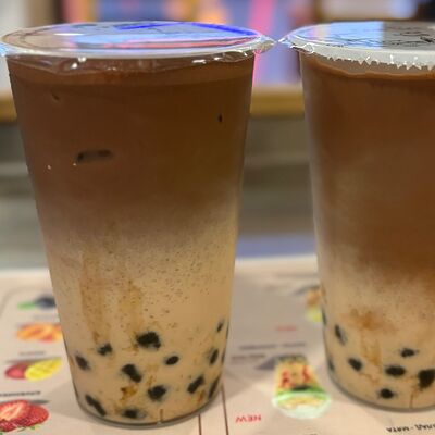 Какао бабл-ти в Бабл чай и суши - MrKi по цене 470 ₽