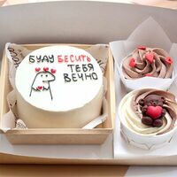 Бенто торт, капкейк и cake to go Буду бесить тебя вечно в Chocoton