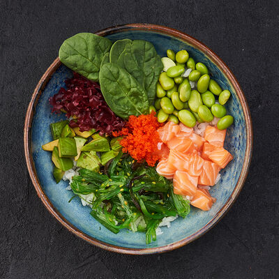 Поке боул с лососем в Mojo по цене 680