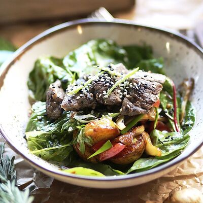 Тёплый салат с ростбифом и вешенками в LOFT по цене 650 ₽