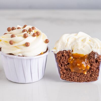 Капкейк Карамель-орехи в Мамин Cake по цене 350 ₽