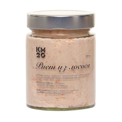 Риет из лосося в KM20 по цене 1250 ₽