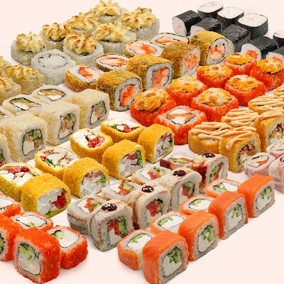 Сет Мега Box в Суши-Box по цене 6000 ₽