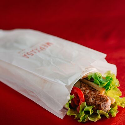Турецкая шаурма из курицы Дюрюм в Мерхаба по цене 490 ₽