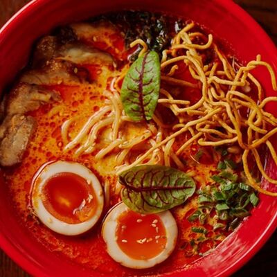 Рамен карри сливочный с курицей в Рамен с уткой по цене 800 ₽