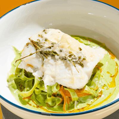 Судак с овощами и сливочным песто в Puberty по цене 910 ₽