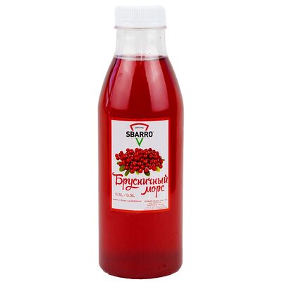 Брусничный морс в Сбарро по цене 189 ₽