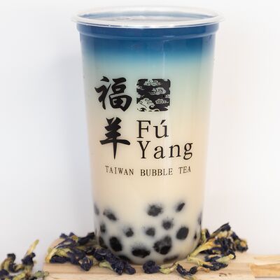 Тайский синий со вкусом жареного риса в Fu Yang Bubble tea по цене 545 ₽