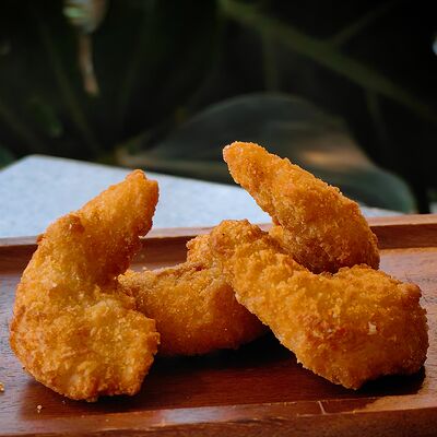 Креветки в хрустящей панировке с соусом японский майонез в Мировая шаурма по цене 445 ₽