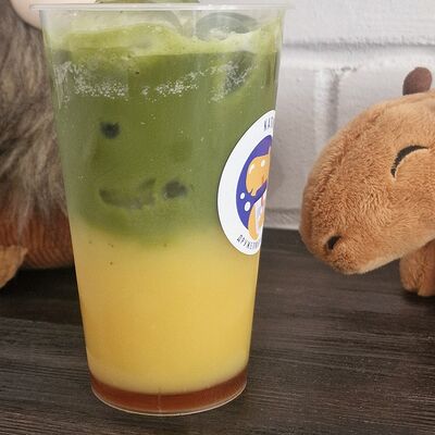 Айс-матча бамбл M в Капибара кофейня по цене 408 ₽