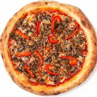 С миксом грибов и беконом в Den's Pizza