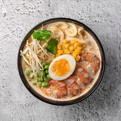 Лакса с креветкой в Паназиатская кухня Джеки Чо по цене 840 ₽